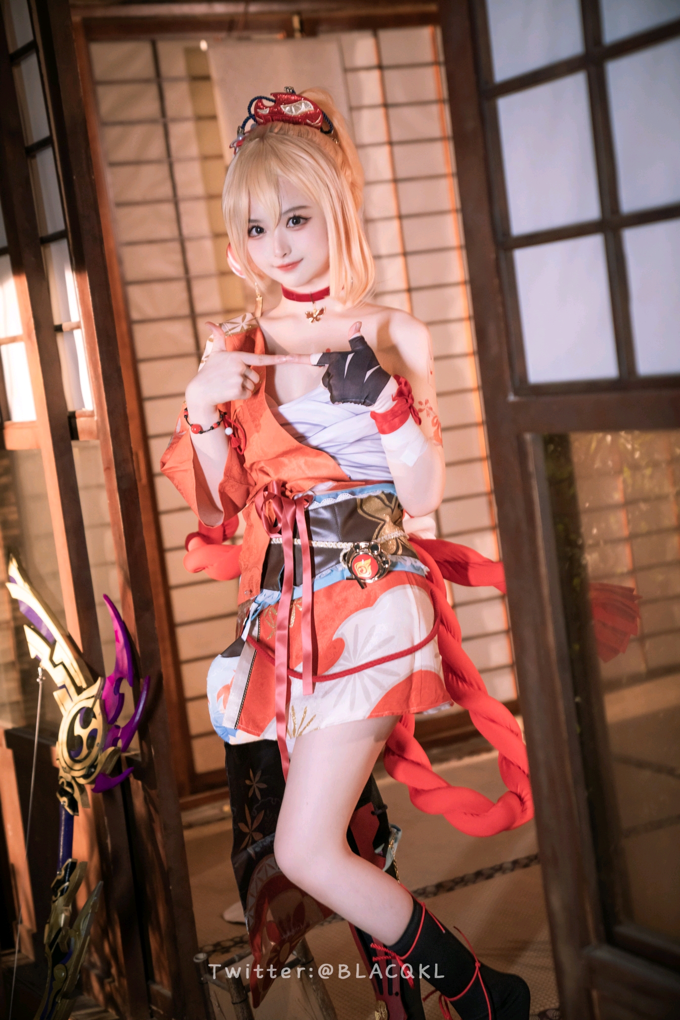 白莉爱吃巧克力高清大全 Cosplay写真图片 3